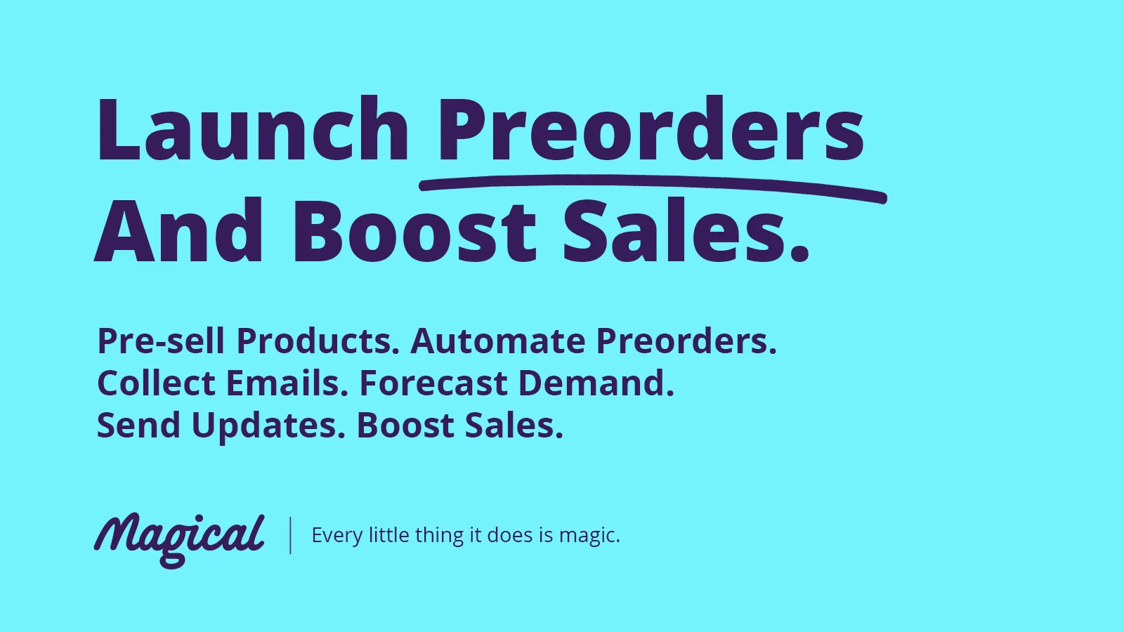 Magical Preorder & Presale